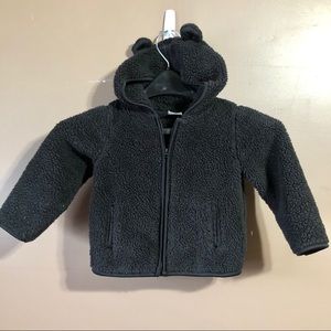 Wonder Nation Baby Girl Bear Hoodie Size 24M Coat